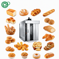 Four rotatif automatique à air chaud pour Naan, machine à Simit turc, machine à fabriquer le Khobz marocain, four à pain au sucre du Ghana pour boulangeries