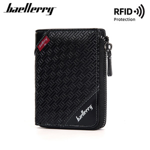 Baellerry Men's Short Zipper <b>Wallet</b> With <b>Rfid</b> Protection For Credit Cards - Product Image 5
