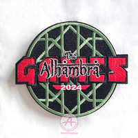 Nouveau Design Logo Personnalisé Broderie Étiquettes Applique Association Nationale Basketball Team Logo Patches pour Sportswear