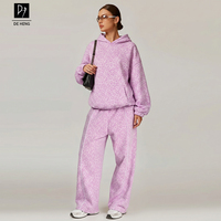 Nouveaux ensembles de vêtements de sport personnalisés pour femmes, pantalon de yoga à jambes larges, sweat-shirt léopard, gym, fitness, sport, yoga