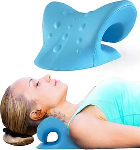 Oreiller de Massage Ergonomique 2022 pour Traction Cervicale, Extenseur de Cou et Relaxant d'Épaule, Soulagement de la Douleur Chiropratique - Product Image 1