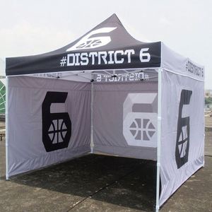 Tente de salon professionnelle pliable hexagonale industrielle chinoise 3M x 3M (10x20 pieds) avec tentes latérales - Product Image 1