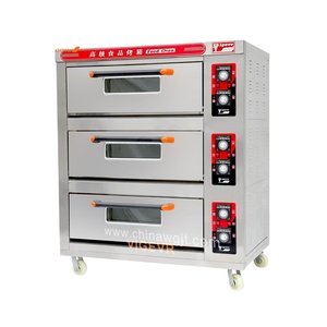 Horno eléctrico comercial para cocina, horno para hornear, tres capas, nueve Sartenes para catering, equipo comercial para hornear - Product Image 6