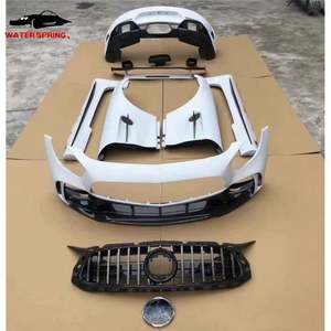 Kit carrosserie en fibre de carbone pour Mercedes-Benz <span class=keywords><strong>AMG</strong></span> à GT GTC <span class=keywords><strong>GTS</strong></span> Toyota Pare-chocs avant Pare-chocs arrière Garde-boue Jupes latérales Kit carrosserie large 2023 - Product Image 2