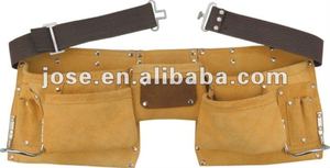 Sac de rangement roulant robuste à 10 poches <span class=keywords><strong>Ceinture</strong></span> à <span class=keywords><strong>outils</strong></span> d'électricien à double poche pour les charpentiers de jardin en nylon durable - Product Image 2