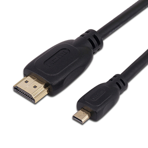 Câble <span class=keywords><strong>HDMI</strong></span> vers <span class=keywords><strong>Micro</strong></span> <span class=keywords><strong>HDMI</strong></span> <span class=keywords><strong>2M</strong></span> Standard vers <span class=keywords><strong>Micro</strong></span> 4K60Hz Plaqué Or - Product Image 1