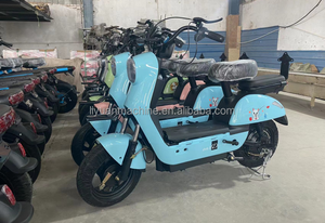 Bicicleta Eléctrica Barata de Dos Ruedas para Ciudad, 2 Asientos, Motor de 350w, Batería de 48v, Scooter Eléctrico para Adultos Y2-BD - Product Image 6