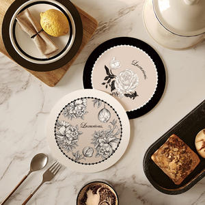 Salvamanteles redondo de 14 cm, resistente al aceite, resistente al calor, antideslizante, para uso doméstico, Kazunori - Product Image 4