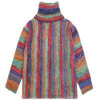 Pulls à col roulé pour hommes avec logo personnalisé OEM & ODM, tricots d'hiver de créateur, 100% coton, séchage rapide