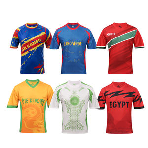 Maillot de football des Nations africaines DR Congo Cameroun Nigéria – Tenue de supporter de football 2026 respirante pour entraînement et match – Unisexe - Product Image 4