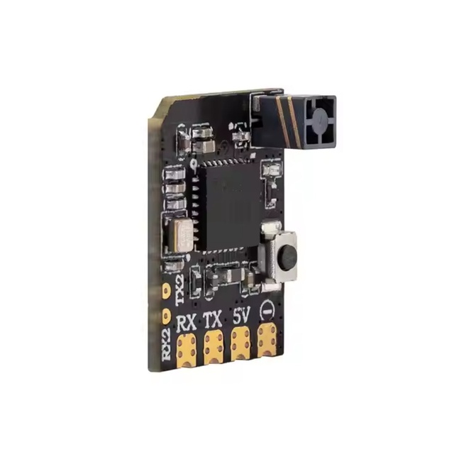 RadioMaster XR2 Nano 2.4GHz RC Drone Micro Receiver Ultra-Light 1000Hz Refresh Rate 4 Antennas Plastic Unisex Accessories