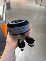 Peluche Jelly Cat Hockey, jouet confortable et mignon pour enfants, idéal pour les fêtes d'hiver, cadeau d'anniversaire, en coton PP super doux
