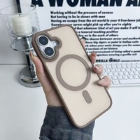 Funda Magnética Inalámbrica para iPhone 16 15 14 13 12 11 Pro Max Plus, Resistente a Impactos, con Acabado Mate