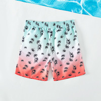 Shorts d'été imprimés pour homme, en nylon/polyester imperméable, décontractés, pour la plage, les vacances en bord de mer et le surf, avec cordon de serrage