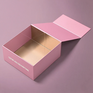 Boîte en carton pliable magnétique avec logo personnalisé en gros, boîte cadeau d'emballage de luxe - Product Image 4