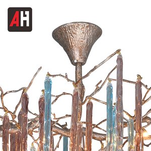 Thiết Kế Đẹp Khu Dân Cư Khách Sạn Pha Lê Đầy Màu Sắc Pendant Led Đèn Trần - Product Image 5