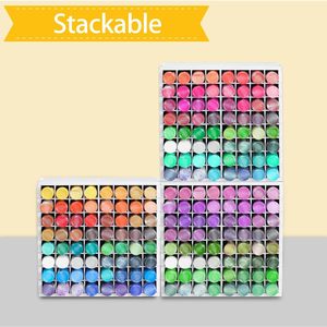 Estante de Almacenamiento para Pinturas, Organizador de Botellas de Pintura al Óleo de Gran Capacidad, Montado en la Pared con Ganchos de Acero Inoxidable - Product Image 5