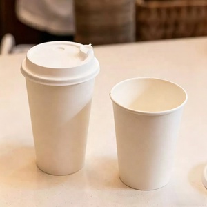 Wholesale Food Grade compostable Paper Cups manufacture Single Wall Double Wall Ripple Design Custom <b>Print</b> for <b>Coffee</b> Tea - Product Image 1