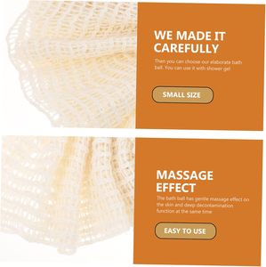 Balle de bain en loofah, éponge de douche en coton naturel, en ramie, écologique et biologique - Product Image 4