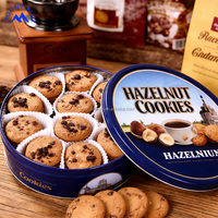 Biscuits en gros saveur myrtille, emballage en boîte, qualité alimentaire, fabrication de biscuits au beurre délicieux
