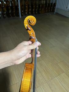 ストラディバリウスモデル4/43/4手作りバイオリンプロバイオリン上級レベルバイオリンソリッドスプルースアンドメープル、バイオリンケース付き - Product Image 4