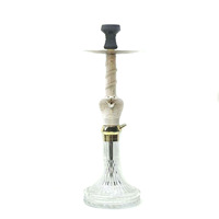 Chicha créative en résine givrée de luxe léger, grande taille, à double tête de cobra, pour le marché international, style arabe, Moyen-Orient et Europe