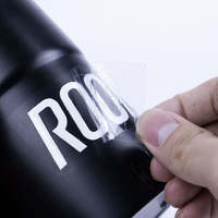 Autocollant de transfert DTF holographique 3D personnalisé, étiquette en cristal imperméable, logo en relief, décalcomanie pour tasses, bouteilles, emballages