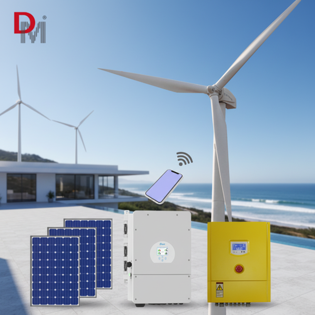 Mini 1kw Hybrid Solar Wind Turbine System 200-5000w Rated Power for Home Use