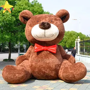 Funtoys CE Dễ Thương Inflatable Teddy Bear Big Panda Mascot Trang Phục Cho Người Lớn