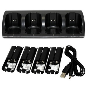 <span class=keywords><strong>Chargeur</strong></span> de batterie rechargeable pour <span class=keywords><strong>manette</strong></span> <span class=keywords><strong>Wii</strong></span> <span class=keywords><strong>U</strong></span>, quatre supports de charge, télécommande - Product Image 2