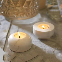 Bocaux à bougies en verre marbré, vente en gros, supports de bougies en verre coloré pour la maison, décoration de table, aromathérapie