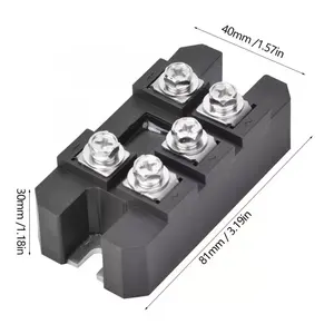 100A Regolatore 1600v Per Generatori Eolici 3 Trifase Raddrizzatore A Ponte Modulo 5 Terminali Generatore di Avviamento Senza Rompere Controller