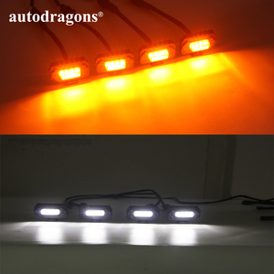 Autodragons 4Pcs DC12V TRD Off Road LED Front Grill Lights External Grill Lamp for Tacoma Sport 2020 2021 O1X1 - Product Image 5