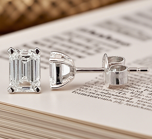 Bijoux fins classique <span class=keywords><strong>blanc</strong></span> 18k véritable <span class=keywords><strong>diamant</strong></span> clous <span class=keywords><strong>d</strong></span>'<span class=keywords><strong>oreille</strong></span> boucles <span class=keywords><strong>d</strong></span>'oreilles en <span class=keywords><strong>or</strong></span> 18k grand goujon cultivé en laboratoire - Product Image 1