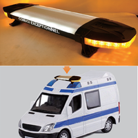 Barre lumineuse d'avertissement LED rechargeable ECE R65 R10 900 mm, lumière stroboscopique ambre avec télécommande