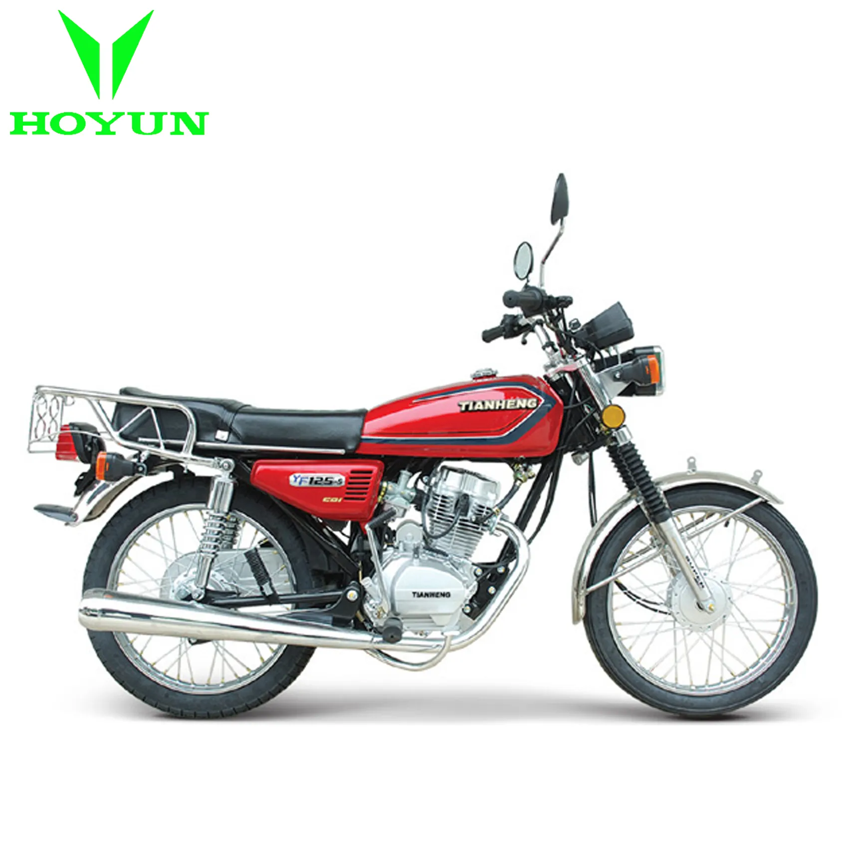 HOYUN-Rueda de radios CG CG125 CG150 GN125 para motocicleta, Motor de gasolina de 150CC