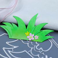 1 pezzo nuovo taglio metallo muore stampo Scrapbooking taglio Die carta invito erba Craft carta muore