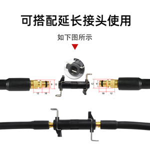 Krcher Pressure <b>Washer</b> Hose 180 Bar 2600 PSI <b>Copper</b> Quick Connect Car Wash Pipe Explosion Proof - Product Image 4