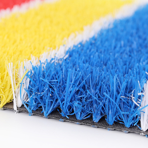 Lfl इंद्रधनुष रंग कृत्रिम घास किंडरगार्टन लैंडस्केप डेकोर घास उव प्रतिरोधी टिकाऊ सिंथेटिक लॉन - Product Image 2