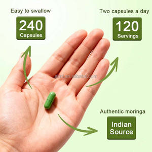 Suplemento Dietético Orgânico 8000mg Por Porção 240 Cápsulas Ricas em Antioxidantes Vitaminas e Minerais Testado por Terceiros <span class=keywords><strong>Moringa</strong></span> Adulto - Product Image 4