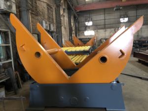 Macchina ribaltatrice per blocchi di pietra a 90 gradi per impieghi gravosi, ribaltatore a catena per lastre, attrezzatura per la movimentazione di lastre per cave e fabbriche - Product Image 6