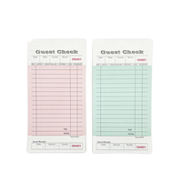 Cahier de chèques d'invités de qualité A Factures autocopiantes Reçu de restaurant Remorquage Registre d'entreprise Rapport Impression Formulaire de commande papier