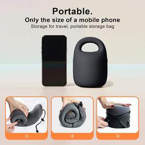 Customizable Color Premium Travel Neck Pillow Soft Plush Surface Superior Craft For Travel Rest Relax - Product Image 5