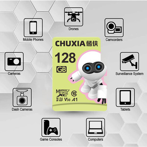 4K Video Data Support U3 V30 AS 128GB de memoria Tarjeta Cámara DE SEGURIDAD Dashcam Mini TF Card con adaptador - Product Image 4