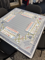 Tapis de jeu de Mahjong en matériau de boue de diatomées, série Miss, 31,5 pouces x 31,5 pouces, pour Mahjong américain et jeux de poker