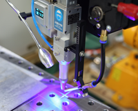 Tête de soudage DMK BWT30 avec écran de 15 pouces, alimentateur de fil et pièces d'équipement laser pour câbles