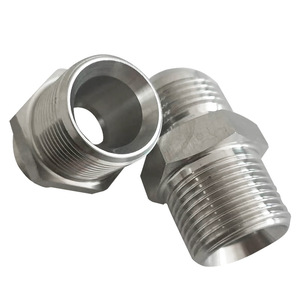 ข้อต่อท่อไฮดรอลิกสแตนเลส Junhong Hydraulics ข้อต่อปากบานเหล็ก 304 สำหรับเครื่องจักรก่อสร้าง - Product Image 1