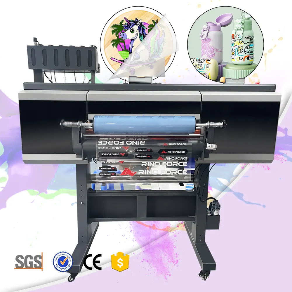 Colorsun UV-DTF-Drucker 2-in-1 Funktion Druck und Lamierung in einer Maschine Direkt auf AB-Folien 60 cm Aufkleberdrucker