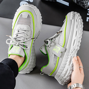 Zapatillas Deportivas Casuales para Hombre, Nuevas, de Alta Calidad, con Suela Antideslizante, Marca de Moda, Blancas, con Plataforma Interna para Aumentar la Altura - Product Image 6
