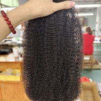 Cheveux humains afro crépus en vrac, grande quantité, 30G, doux, naturels, pour tresses, pour femmes